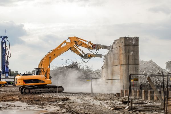Silo Demolition in Pearland