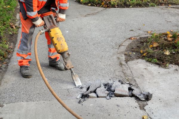 Concrete Sidewalk Removal in Pearland